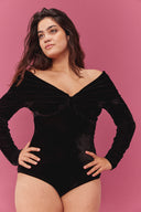 BODY BEATRICE VELOURS NOIR