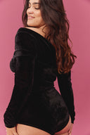 BODY BEATRICE VELOURS NOIR