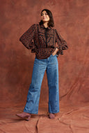 BLOUSE ABBY PSYCHE FLOWER