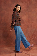 BLOUSE ABBY PSYCHE FLOWER