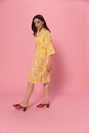 ROBE VALMY TRIPPY JAUNE