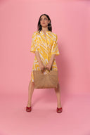 ROBE VALMY TRIPPY JAUNE