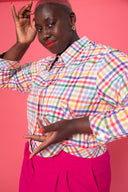 BLOUSON WILLY VICHY MULTICO