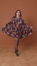 ROBE JENNY FLEUR NAVY