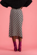 JUPE HELOÏSE RAYURES NOIRES