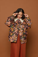 BLOUSON MAX FLEURS 70'S