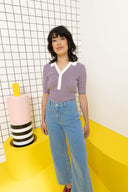 TRICOT EVE RAYE VIOLET